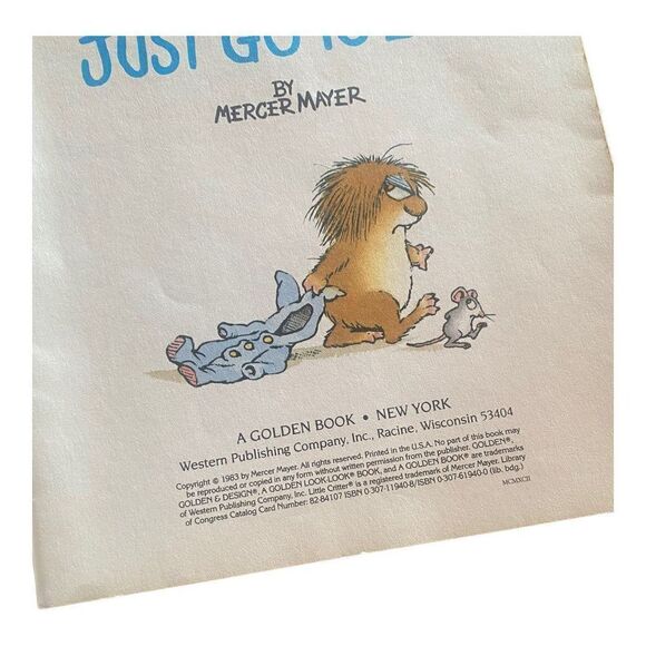 Just Go to Bed (Little Critter) Paperback Vintage Book - Picture 2 of 3